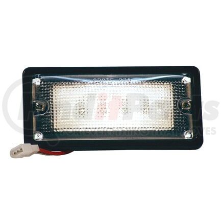 Grote 82080 Dome Light - Rectangular, LED, Red/White, 10-32V, Screw Mount