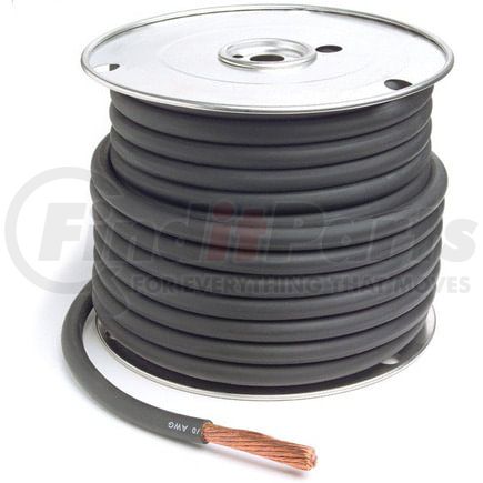 Grote 825731 Welding Cable, Black, 2/0 Ga, 100' Spool