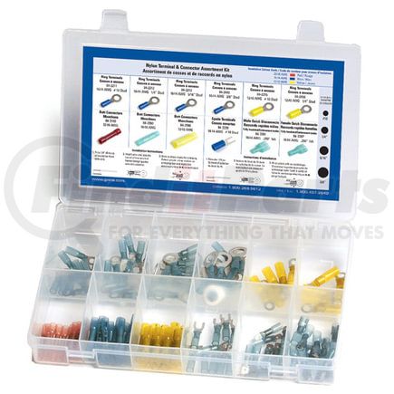 Grote 836538 Nylon Terminal Assortment Kit, Pk 120