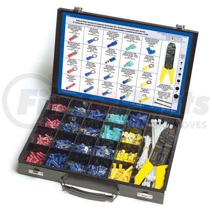 Grote 836540 Pvc And Nylon Terminal Kit, With Crimper & Wire Ties, Pk 600