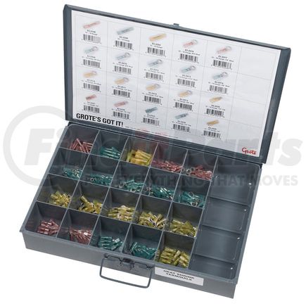 Grote 836650 Fleet, Service & Installer Assortment Trays, Crimp & Heat Shrink Terminal Assortment Tray