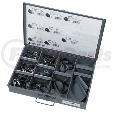 Grote 836658 Insualted Rubber Clamp Fleet Kit Assortmt