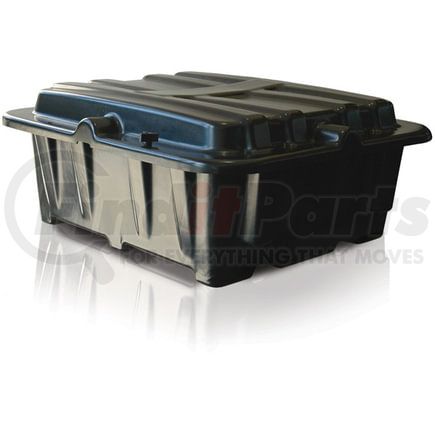 Grote 849665 Battery Box, 8D Dual, Side; Side, Black, Pk 1