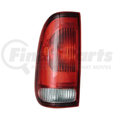 Grote 856225 Brake / Tail Light Combination Lens - Rectangular, Red and Clear, Left