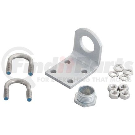 Grote 93604 Warning Light Mounting Bracket - 2 x 2 in., Aluminum-Stainless Steel, 1/2 in. Pipe mount