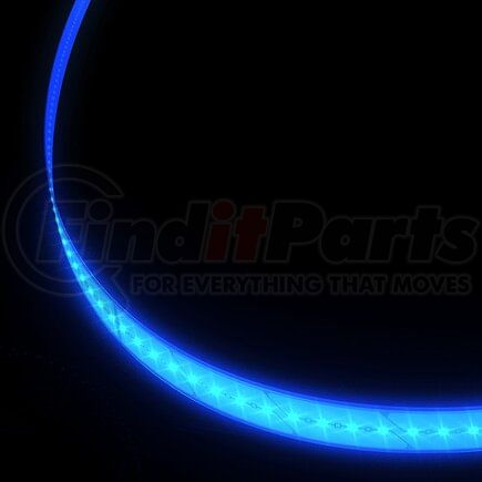 Grote F2100501705422 Light Strip - XTL LED, 18.89 inches Long, Blue, 12V, with 3M Tape