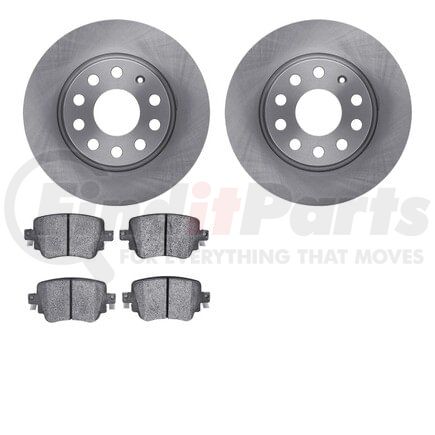 Dynamic Friction Company 6302-74030 Brake Rotor with 3000 Ceramic Brake Pads