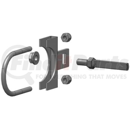 WABCO 433 225 921 2 Air Brake Slack Adjuster Mounting Hardware - Clamp, Locking Piece and Nuts