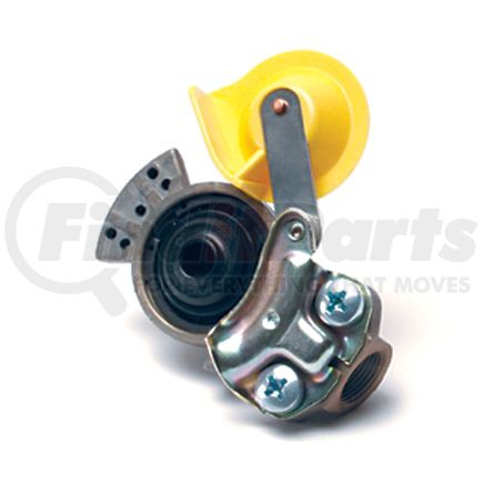 WABCO 452 200 212 0 Air Brake Service Gladhand Coupler - Yellow, 10.0 Bar, M22x1.5