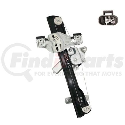 Aisin RPAGM-198 Power Window Regulator Assembly w/ Motor