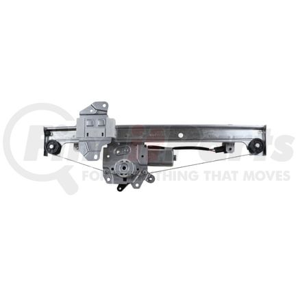 Aisin RPAN-089 Power Window Regulator Assembly w/ Motor