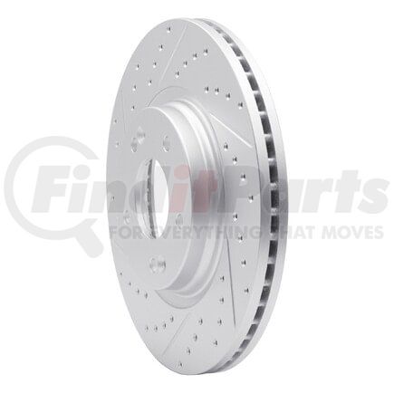 Dynamic Friction Company 830-03054L Geoperformance Rotor - Drilled and Slotted