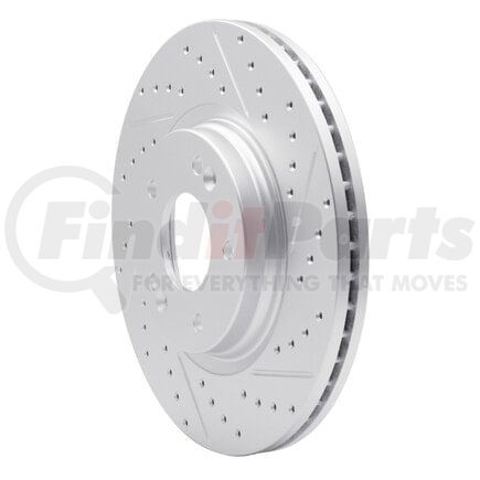 Dynamic Friction Company 830-03054R Geoperformance Rotor - Drilled and Slotted