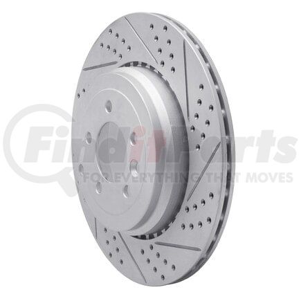 Dynamic Friction Company 830-11020R Geoperformance Rotor - Drilled and Slotted