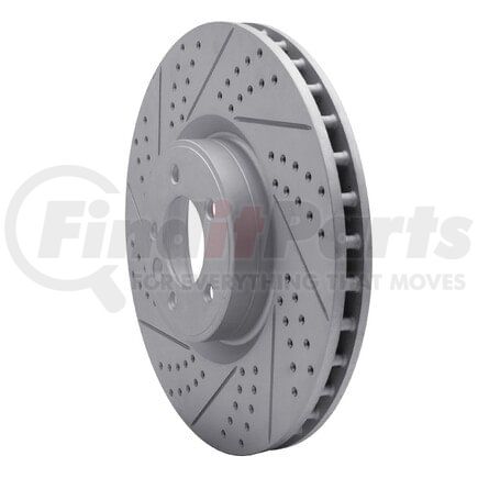 Dynamic Friction Company 830-11021L Geoperformance Rotor - Drilled and Slotted