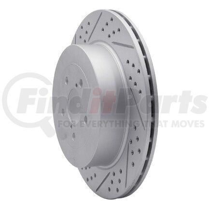 Dynamic Friction Company 830-13015L Geoperformance Rotor - Drilled and Slotted