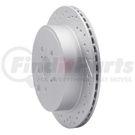 Dynamic Friction Company 830-13023L Geoperformance Rotor - Drilled and Slotted
