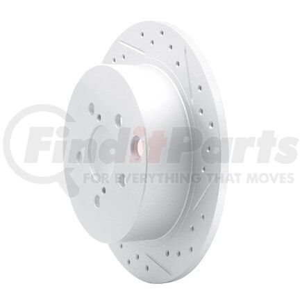 Dynamic Friction Company 830-13025R Geoperformance Rotor - Drilled and Slotted