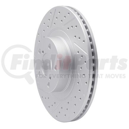 Dynamic Friction Company 830-13034L Geoperformance Rotor - Drilled and Slotted