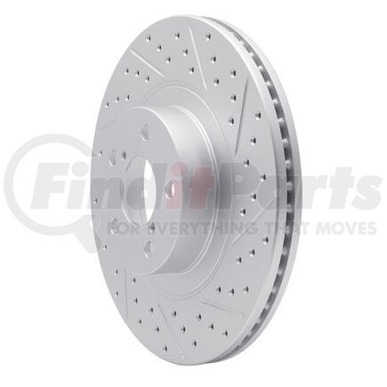 Dynamic Friction Company 830-13034R Geoperformance Rotor - Drilled and Slotted