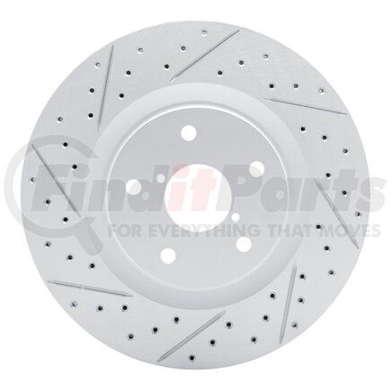 Dynamic Friction Company 830-13049L Geoperformance Rotor - Drilled and Slotted