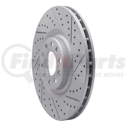 Dynamic Friction Company 830-16012R Geoperformance Rotor - Drilled and Slotted