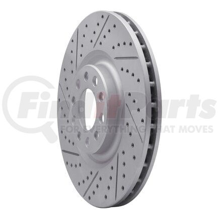 Dynamic Friction Company 830-16012L Geoperformance Rotor - Drilled and Slotted