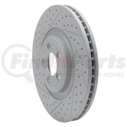 Dynamic Friction Company 830-20020L Geoperformance Rotor - Drilled and Slotted