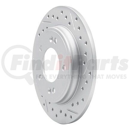 Dynamic Friction Company 830-21034R Geoperformance Rotor - Drilled and Slotted