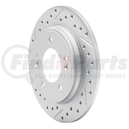 Dynamic Friction Company 830-21034L Geoperformance Rotor - Drilled and Slotted