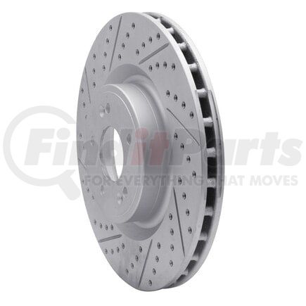 Dynamic Friction Company 830-21038L Geoperformance Rotor - Drilled and Slotted