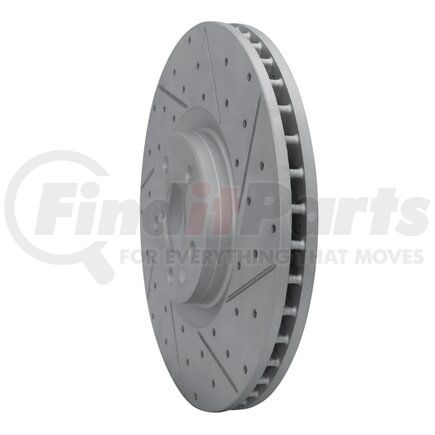 Dynamic Friction Company 830-27051R Geoperformance Rotor - Drilled and Slotted