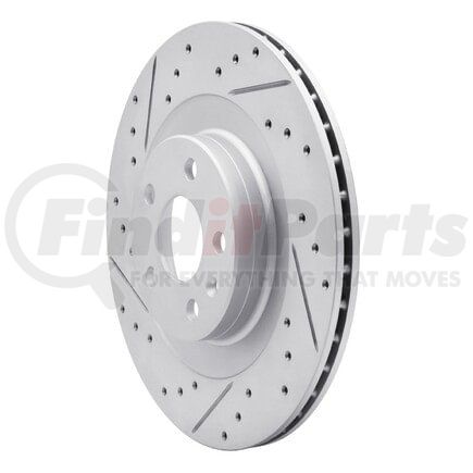 Dynamic Friction Company 830-27052L Geoperformance Rotor - Drilled and Slotted