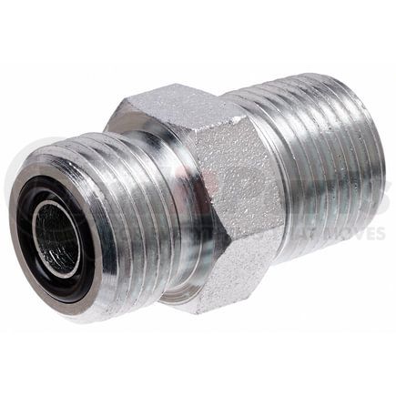 Gates G60770-1208 Male Flat-Face O-Ring to Male Pipe NPTF (SAE to SAE)
