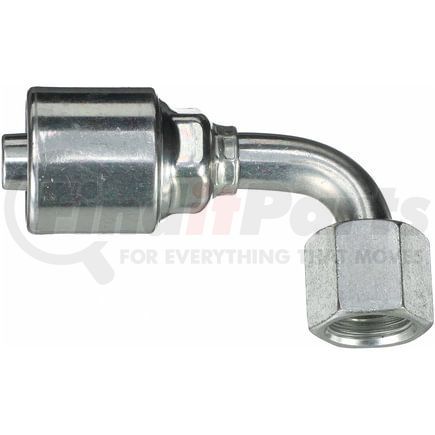 Gates G25179-0806 Female JIC 37 Flare Swivel - 90 Bent Tube (MegaCrimp)