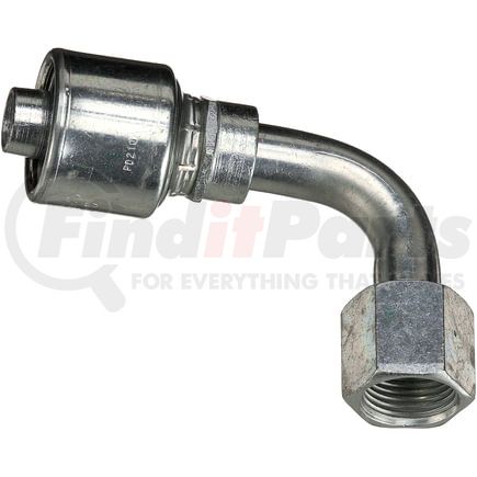 Gates G25180-1012 Female JIC 37 Flare Swivel - 90 Bent Tube (MegaCrimp)