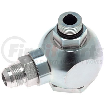 Gates G935300808 Male Boss to Male JIC - 90 Short (Live Swivel)