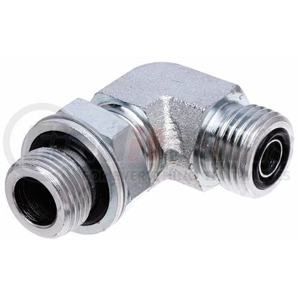 Gates G62475-2424 Male British Standard Pipe Parallel with O-Ring to Male Flat-Face O-Ring - 90