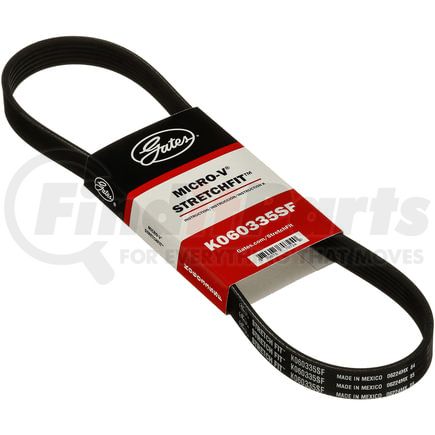 Gates K060335SF Stretch Fit Micro-V Serpentine Drive Belt