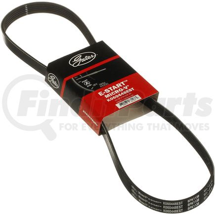 Gates K060448EST E-Start Micro-V Serpentine Drive Belt