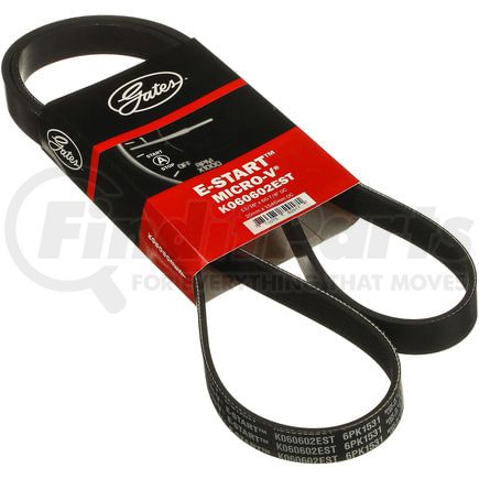 Gates K060602EST E-Start Micro-V Serpentine Drive Belt
