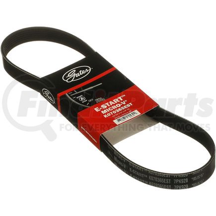 Gates K070365EST E-Start Micro-V Serpentine Drive Belt