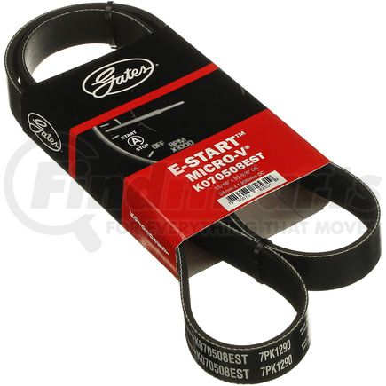 Gates K070508EST E-Start Micro-V Serpentine Drive Belt
