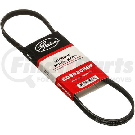 Gates K030308SF Stretch Fit Micro-V Serpentine Drive Belt