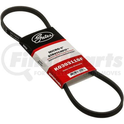 Gates K030311SF Stretch Fit Micro-V Serpentine Drive Belt