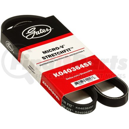 Gates K040364SF Stretch Fit Micro-V Serpentine Drive Belt