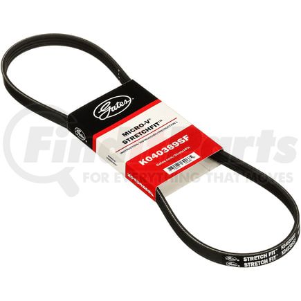 Gates K040389SF Stretch Fit Micro-V Serpentine Drive Belt