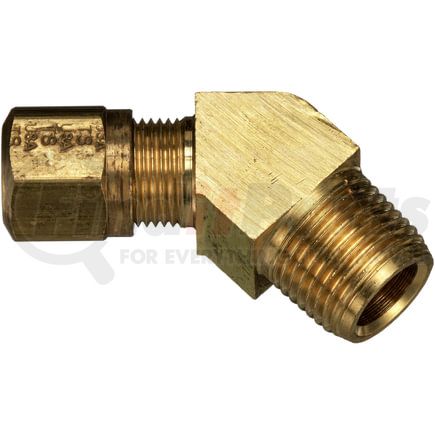 Gates G32102-0602 Air Brake to Male Pipe - 45 (Nylon Tubing Compression)