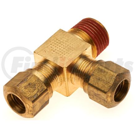 Gates G32130-0606 Air Brake Run Tee to Male Pipe (Nylon Tubing Compression)