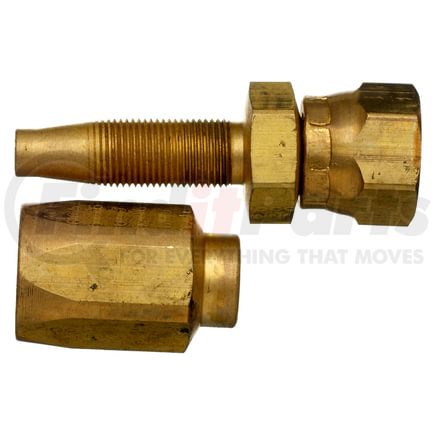 Gates G34170-0606B Female JIC 37 Flare Swivel - Brass (C5CXH, C5C, C5D & C5M Hose)